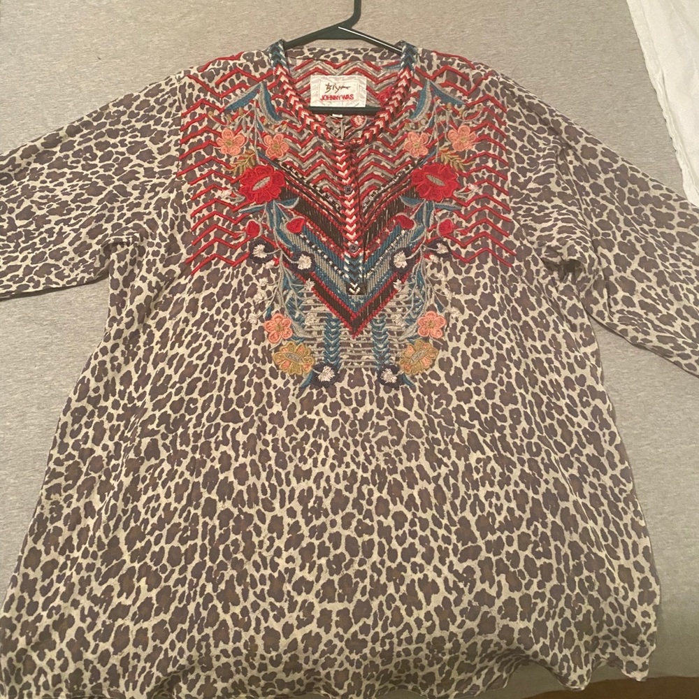 Johnny Was Shirt Blouse Top